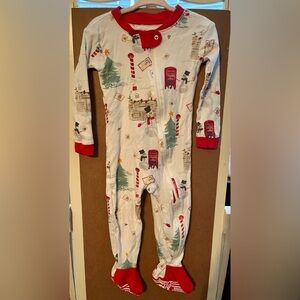 18 month Burt’s Bees Christmas Footie Pajamas